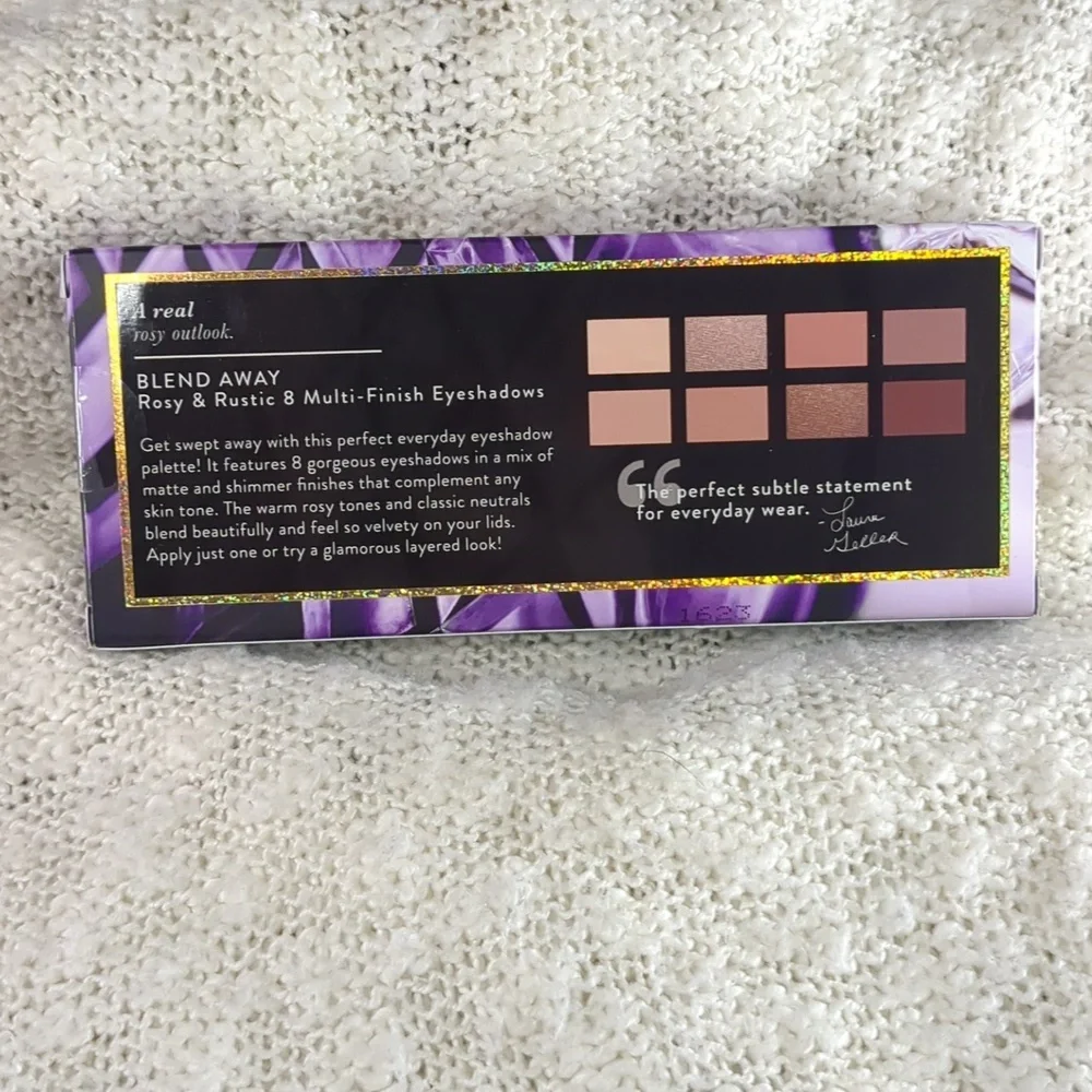 LAURA GELLER Blend Away Rosy & Rustic 8 Multi-Finish Eyeshadows, 0.35g/0.35oz